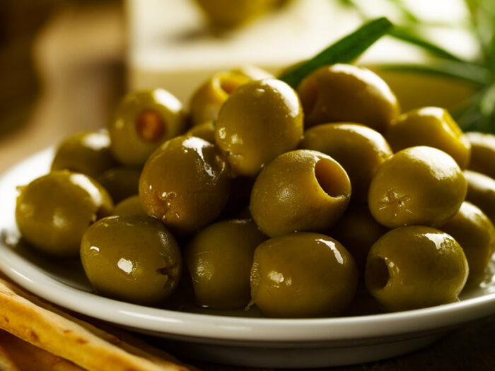 Olive verdi denocciolate